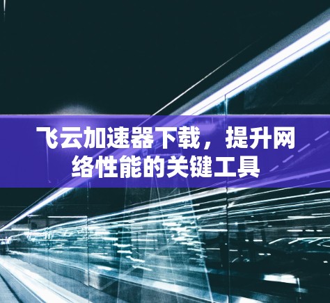 飞云加速器下载，提升网络性能的关键工具
