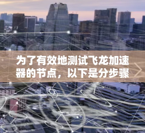 为了有效地测试飞龙加速器的节点,以下是分步骤的测试计划和步骤说明 为了有效地测试飞龙加速器的节点,以下是分步骤的测试计划和步骤说明