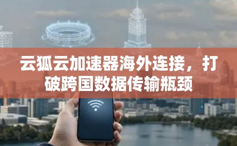 云狐云加速器海外连接,打破跨国数据传输瓶颈 云狐云加速器海外连接,打破跨国数据传输瓶颈