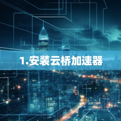 1.安装云桥加速器