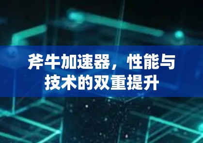 斧牛加速器，性能与技术的双重提升