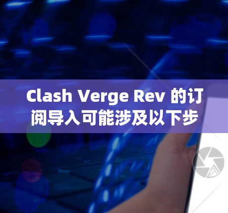 Clash Verge Rev 的订阅导入可能涉及以下步骤 Clash Verge Rev 的订阅导入可能涉及以下步骤