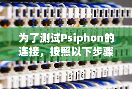 为了测试Psiphon的连接,按照以下步骤操作 为了测试Psiphon的连接,按照以下步骤操作