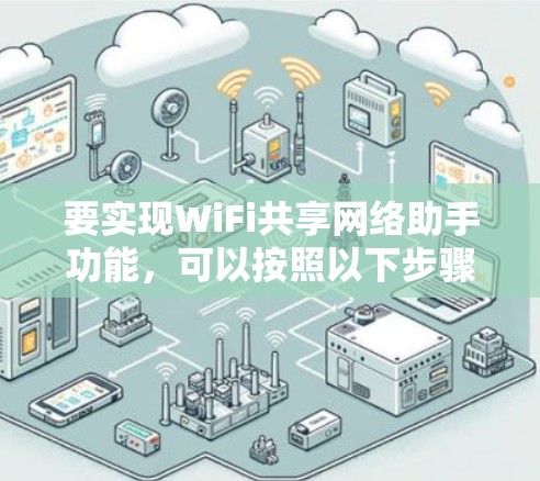 要实现WiFi共享网络助手功能,可以按照以下步骤操作 要实现WiFi共享网络助手功能,可以按照以下步骤操作